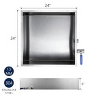 Marada Maple Syrup Evaporator Pan 304 Stainless Steel With A Valve Two Interface