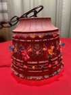 Vtg Lawnware 237 Small Patio Swag Lamp Light Pink Camping Rv 14 Ft L Cord Works