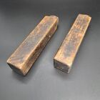 Japanese Retro Wooden Hyoshigi Kabuki Blocks Sumo Clappers Handmade 5 4  1 0in Fs