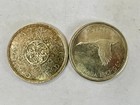  lot Of 2  Canada Silver Dollar   80  Silver   23 3276g   Asw   0 6000oz   Id 8