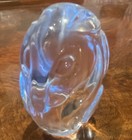 Steuben  Clear Crystal Rabbit Handcooler