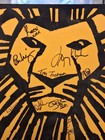 The Lion King Cast Signed Broadway Musical Poster Window Lobby Card Disney 14x22