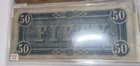  50 1864 The Confederate States Of America  Fifty Dollars Richmond Au unc