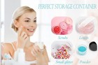 5 Gram Sample Containers With Lids  Mini Makeup Containers  Plastic Containers