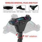 Bluetooth Car Fm Transmitter Mp3 Player Hands Free Radio Adapter Kit Usb Charger