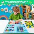 Art Drawing Set Kit For Kids Children Coloring Painting Christmas Gift Supplies