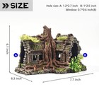 Aquarium Decorations Large Fish Tank Ornament Reptile House Shelter Decor Aqu   