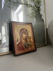 Handmade Orthodox catholic Icon Of The Theotokos   