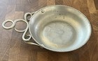 Vintage Hand Wrought Buenilum Hammered Aluminum Serving Dish 