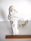 Vintage Ceramic Mother Mary Madonna   Child Night Light Accent Lamp  9   works