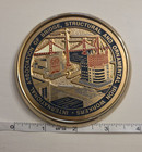 International Asso Of Bridge  Structural   Ornamental Iron Workers Brass Coaster