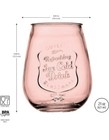 Glaver s Stemless Wine Glasses Set Of 4     21oz Assorted Colored Wine Tumblers