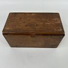 Antique Wooden Sewing Box For Singer Sewing Machine Stamped Patented 1889 2 Feet