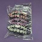 Rhinestone Flower Hair Comb Set - Sparkly Floral Hair Accessories