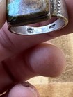 Vintage Navajo Royston Ribbon Turquoise Ring 925 Sterling Silver Signed G