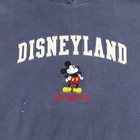 Vintage Disney Hoodie Mens Large Blue Disneyland Parks Mickey Mouse Original 90s
