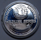 2 Oz 999 Silver Round North American Wildlife Series Atlantic Salmon Proof Coin
