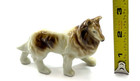 Vintage Japan Standing Ceramic Painted Collie Dog Figurine