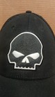 Harley Davidson Mens L Flex Willie G Skull Logo Mesh Truckers Cap