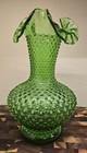 Fenton Springtime Green  Hobnail Large Vase   3752-gt Produced 1977-78 3752gt