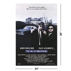 The Blues Brothers - Movie Poster  regular Style - Aykroyd   Belushi   24 X 36  