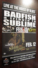 2010 New Found Glory Saves The Day Him Concert Flyer Card 6 x4  - Las Vegas