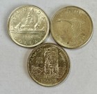  lot Of 3  Canada Silver Dollar   80  Silver   23 3276g   Asw   0 6000oz   Id 6