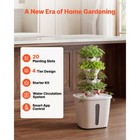 Uimoso Hydroponic Tower System 20pods And Water Reservoir For Vertical Gardening