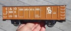 Marx Tin Train Gondola Open Box Car c   O Chesapeake   Ohio 36000 Brown 0 Gauge