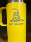 Rtic 16 Oz Stainless Steel Travel Coffee Cup Laser Etched Tumblers mugs