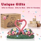 Solar Flamingo Garden Decor Statue  Outdoor Funny Solar Light Decoration For    