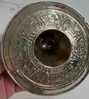 Vintage Mexican Silver Sterling Tone Sombrero Souvenir Dish Alpaca Mayan Aztec