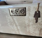 Vtg 50   s Samsonite Shwayder Bros Streamlite Luggage Train Case W  Key   Tray