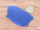 Genuine Beach Sea Glass Piece Cobalt Blue Surf Tumbled Frosted