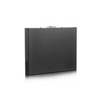 Stainless Ultra-thin Cigarette Case Holder For 100 s Cigarettes Metal Box Black
