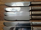6 Antique Vintage Collectable   Oneida Community    Silver Plated Knives 8 5 