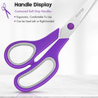 Scissors Bulk Set Of 5-pack   8  Multipurpose Sharp Sewing Craft Fabric Scissors