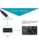 Maxllto Usb Battery Charger  data Sync Cable Cord For Sony Camera Cybershot Dsc