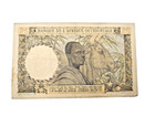 French West Africa 1954 25 Francs Banknote Vintage African Paper Money Woman