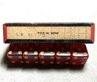 Vintage Cherry Red Opaque Dice Set Of Five Regular 1 2 Inch Bakelite
