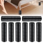 Bed Frame Toe Protectors 8pcs Foam Leg Covers Adhesive Needed Flexible Spiral