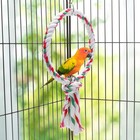 Bird Rope Swing Toy Parrot Climbing Perch Stand