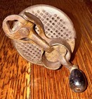 Antique vintage 1800 s  Mechanical Nutmeg Grinder grater  Excellent Condition    