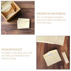 100pcs Vintage Kraft Envelopes Blank Envelopes Mini Note Retro Mini Envelopes