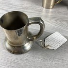 Vintage Benedict Indestructo Wine Goblet Cup 1319 Nickel Silver Sheffield Plate