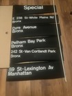 Nyc Mta Subway Roll Signs Lot 17 Manhattan Queens Bronx Train New York City