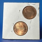 1980-p   D Lincoln Memorial Cents  Unc Lot Of 2 Bu Coins From Obw Rolls  8014