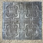 Antique Metal Tin Ceiling Tile 24    X 24  Salvaged Vintage 