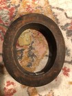 Antique Wooden Block Hat Brim Mold Millinery Form 8 1 4    X 7    With Size Tag