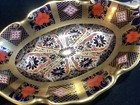Vintage 5 5    Royal Crown Derby China 1128 Imari Trinket Ring Pin Tray Bowl Plate